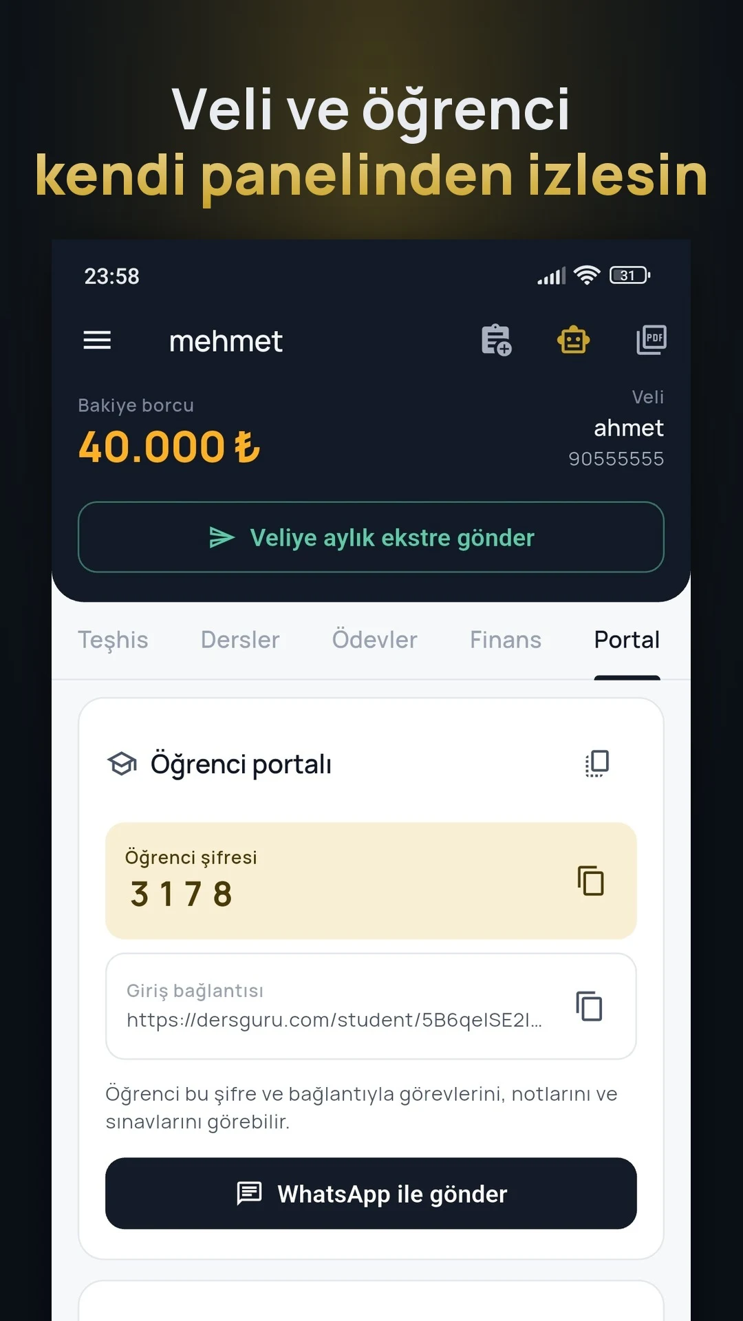 DersGuru - Özel Ders Takibi screenshot